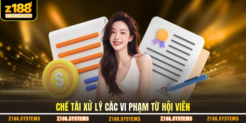 Chế tài xử lý các vi phạm từ hội viên